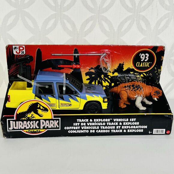 Jurassic Park '93 Classic 30th Anniversary Track & Explore Vehicle Set - Picture 6 of 10